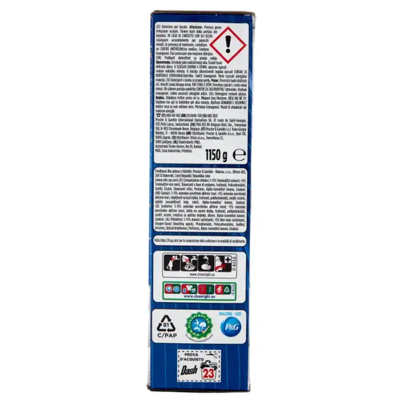 Dash Detergent Praf Automat Power 23 spl. Bax 12 buc.